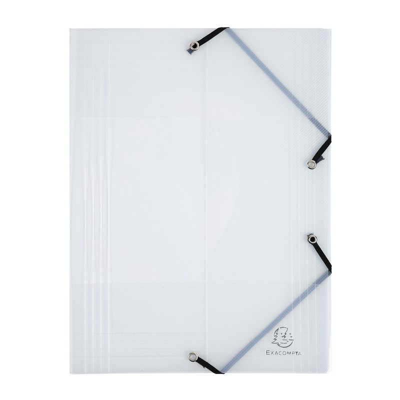 EXACOMPTA verzamelmap Crystal, A4, transparant, met elastiek