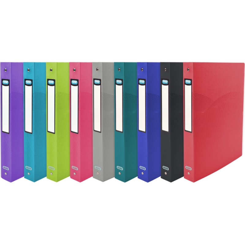 Oxford Classeur Osmose A4, mécanisme 4 anneaux, couleurs assorties, 20 pièces