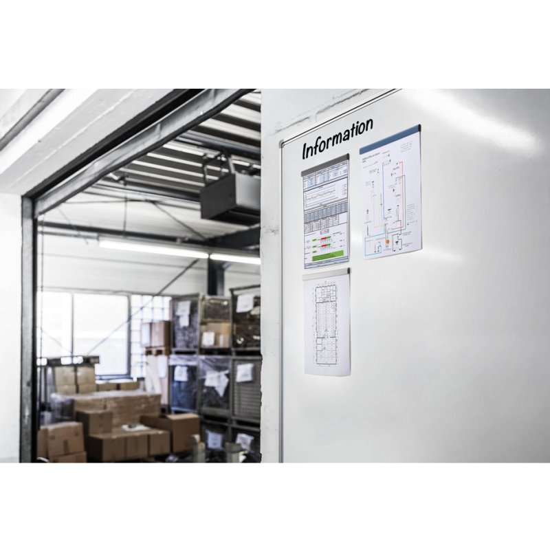 DURABLE magneetstrip DURAFIX RAIL, zelfklevend, zilver, 210×17 mm