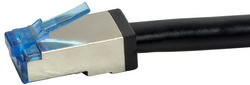 LogiLink Professional Outdoor netwerkkabel Cat. 6A S/FTP, zwart, 0,5 m