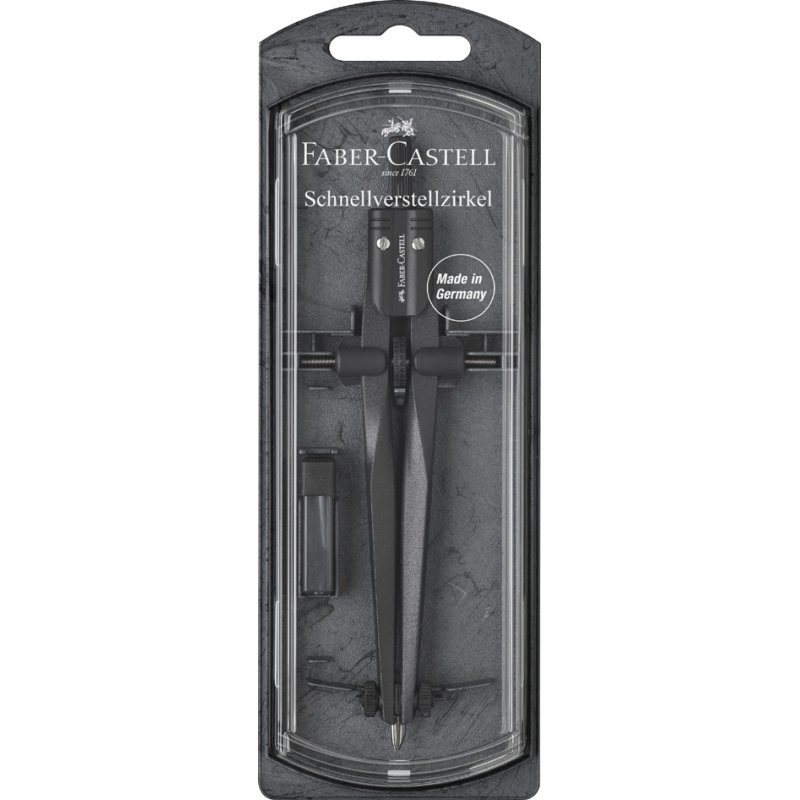 FABER-CASTELL passer Stream, zwart, 170 mm, 340 mm diameter