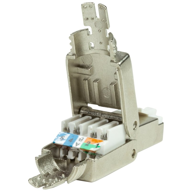 LogiLink Professional RJ45 connector Category 8.1, shielded, reusable