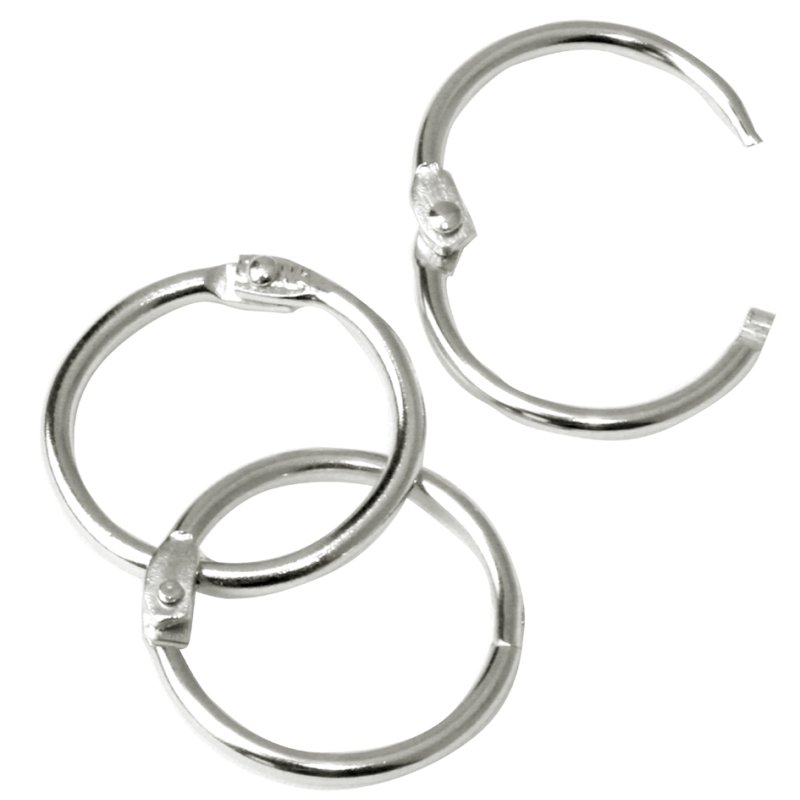Wonday anneaux de liaison métal, diamètre 64 mm, 5 pièces