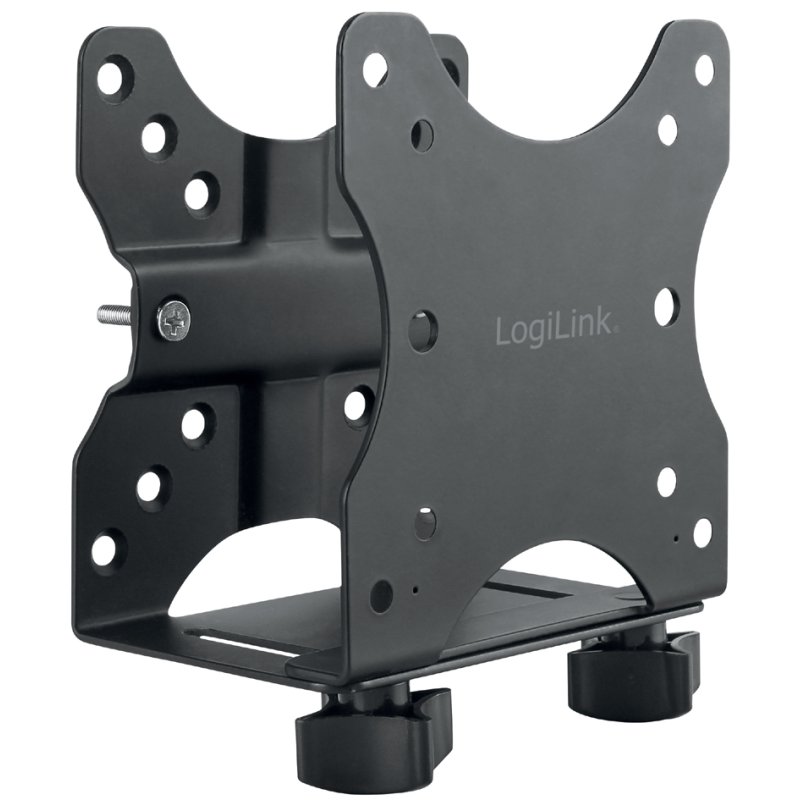 LogiLink support client léger multifonctionnel, métal, VESA 75×75/100×100, noir