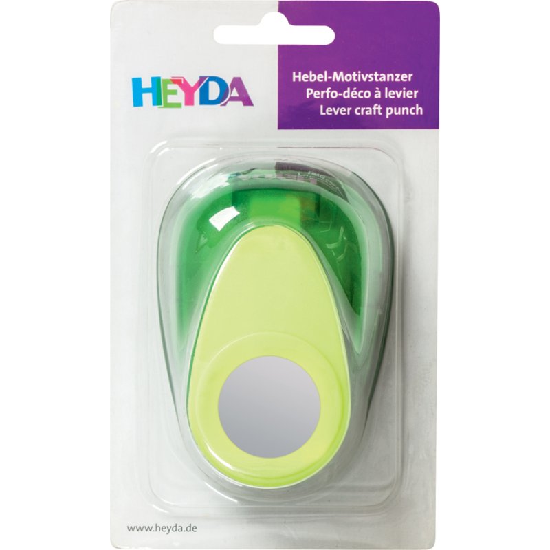 HEYDA motivstanser XXL cirkel, groen, 45 mm