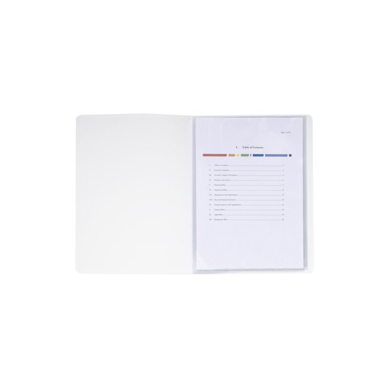 EXACOMPTA showalbum Kreacover A4, PP, wit, 10 hoezen