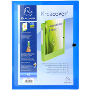 EXACOMPTA verzamelbox Kreacover A4, PP gekleurd gesorteerd, 350 vel, 5 stuks