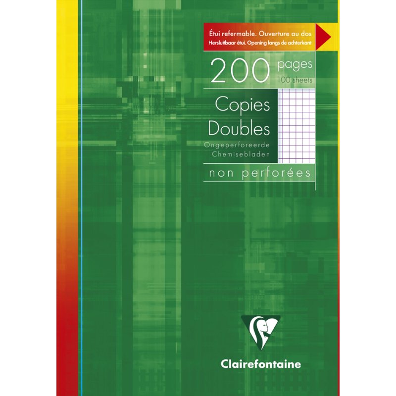 Clairefontaine cahier à carreaux A4, 5×5 mm