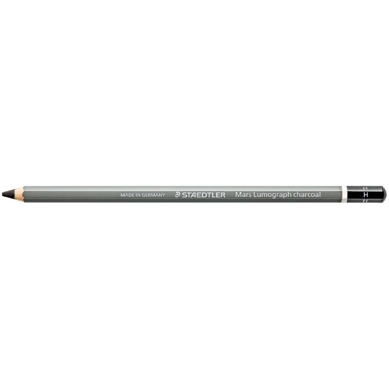 STAEDTLER Mars Lumograph crayon de charbon, degré de dureté S, 176 mm