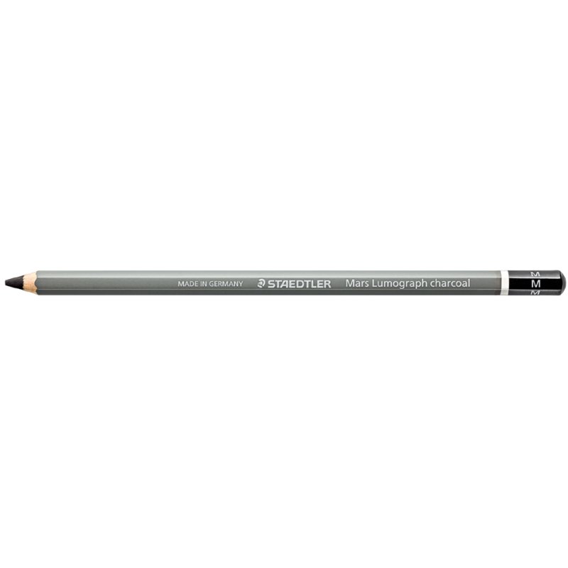 STAEDTLER Mars Lumograph crayon de charbon, degré de dureté S, 176 mm