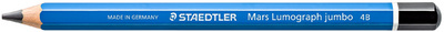 STAEDTLER potlood Mars Lumograph jumbo, 6B, blauw gelakt, 5,3 mm