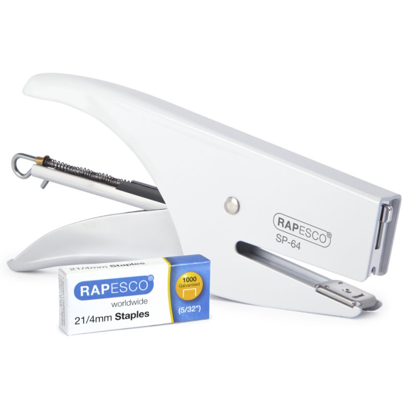 RAPESCO nietmachine SP-64, chroom/zwart, 12 vel, 45 mm inlegdiepte