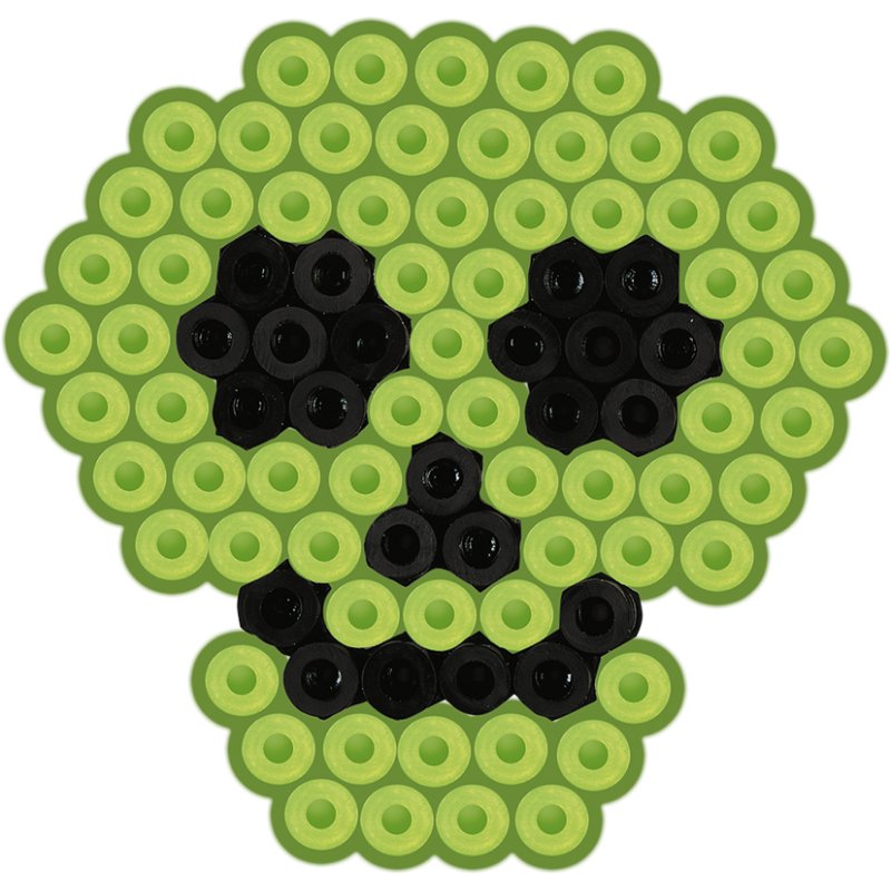 Hama Fuse Beads midi Creepy, glow-in-the-dark, 450 pieces