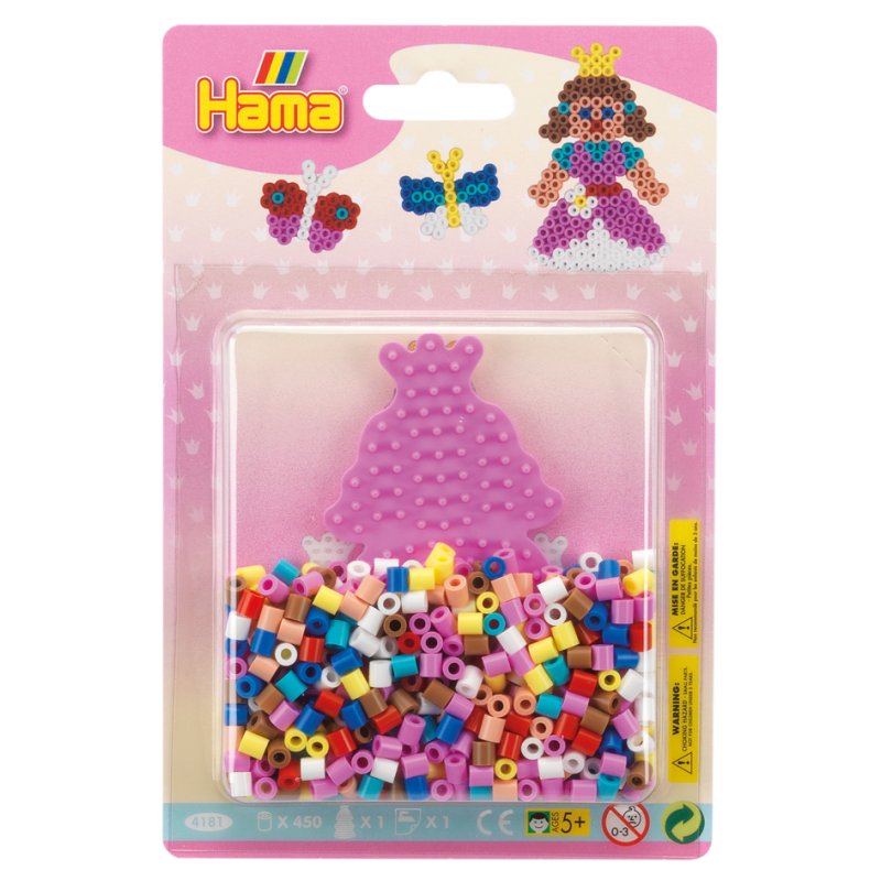 Hama Midi Fuse Beads Princess/Butterfly, 5.0 mm, 450 Pieces
