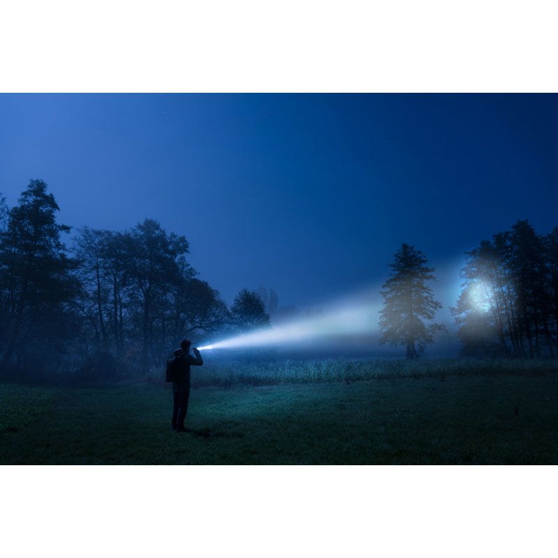 ANSMANN LED torch M900P, black, 930 lumens, IP67
