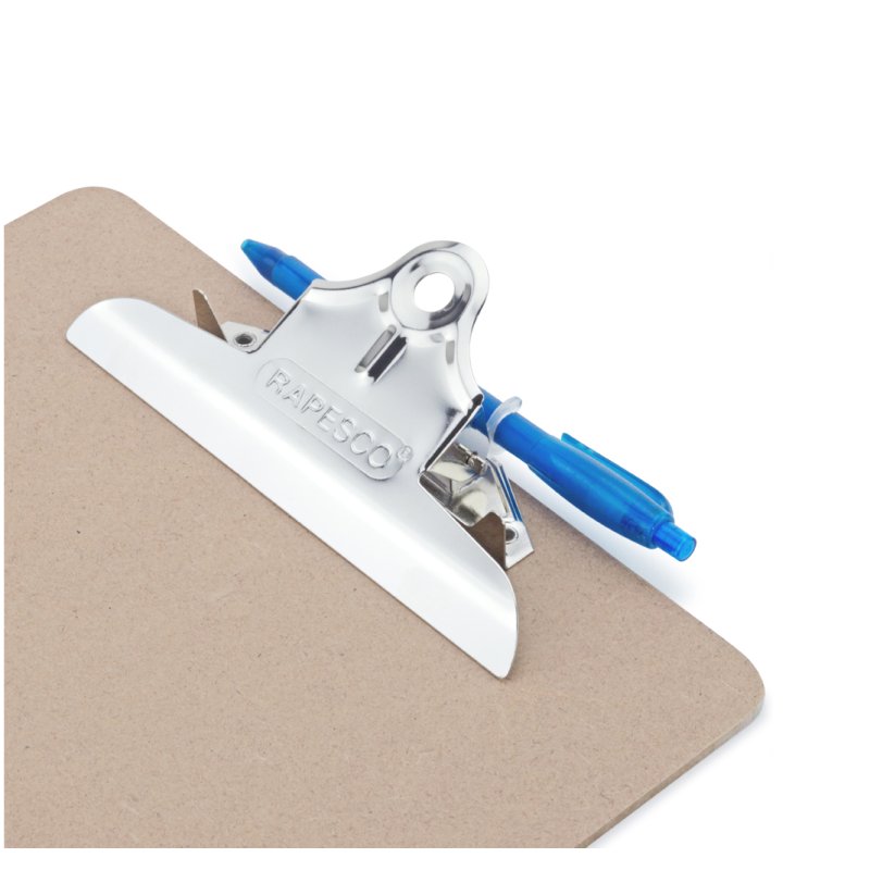 RAPESCO pince-notes A4, noir, revêtement PVC