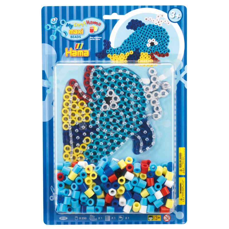 Hama tableau à perles Baleine, maxi 10 mm, 250 pièces