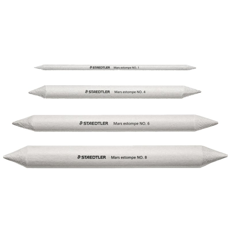 STAEDTLER estompes Design Journey, 4 tailles, pointes effilées, 4 pièces
