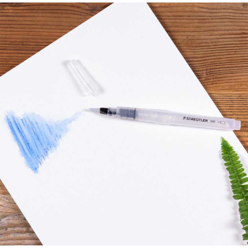STAEDTLER Design Journey watercolour brush, fine point size S, round nylon tip, 5 ml