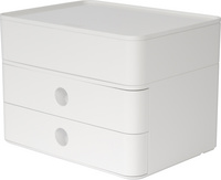 HAN ladebox SMART-BOX plus ALLISON, sneeuwwit, 2 lades, ABS-kunststof
