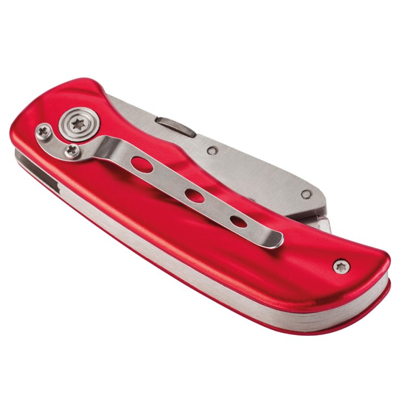 transotype cutter professionnel, boîtier aluminium, rouge, 19 mm