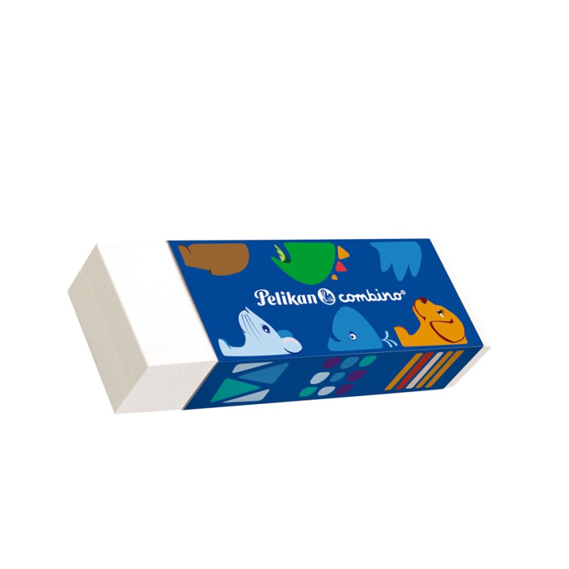 Pelikan Combino gomme, plastique, sans latex, 65×21×12 mm