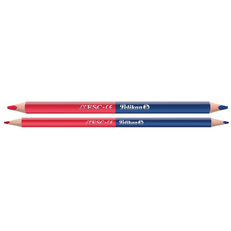 Pelikan marqueur à doubles pointes, épais, rouge/bleu, 3,0 mm