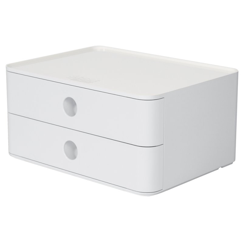 HAN bloc à tiroirs SMART-BOX ALLISON, 2 tiroirs, noir brillant