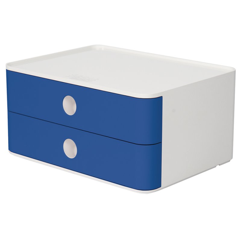 HAN bloc à tiroirs SMART-BOX ALLISON, 2 tiroirs, noir brillant