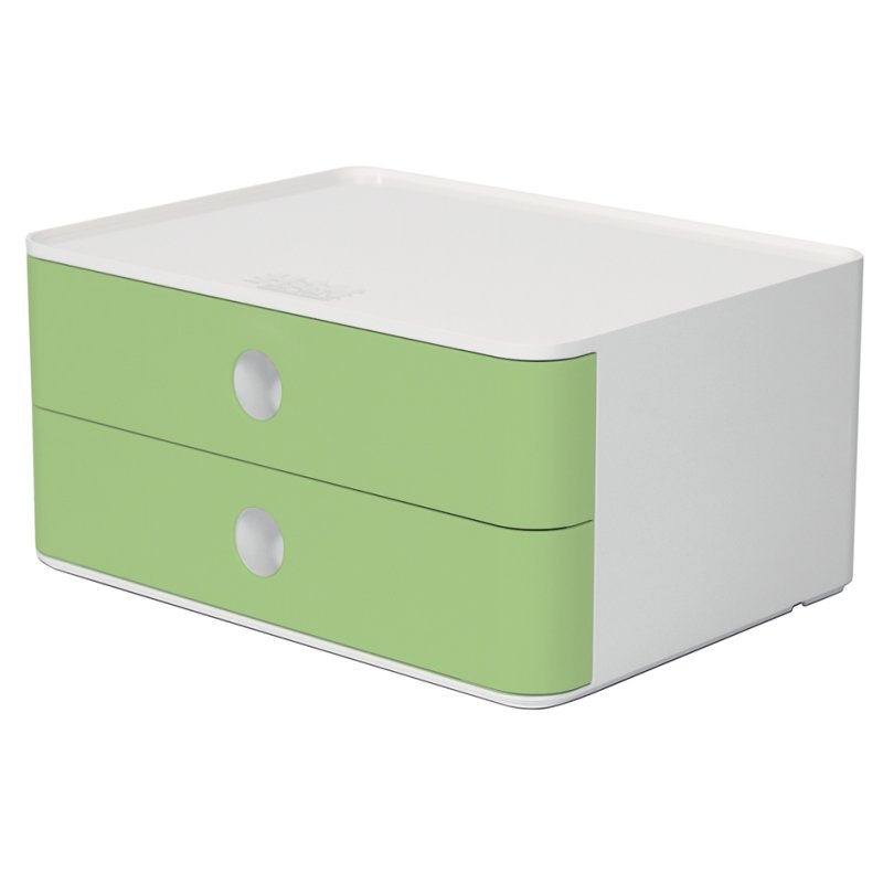 HAN bloc à tiroirs SMART-BOX ALLISON, 2 tiroirs, noir brillant