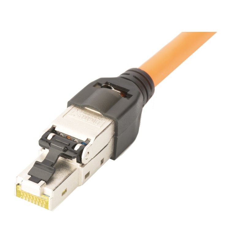 DIGITUS RJ45 field connector Cat. 6A, shielded, dust cap, 5 pieces