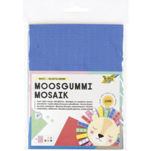folia mosrubber mozaïek Basic, zelfklevend, 10×10 mm, 1596 stuks