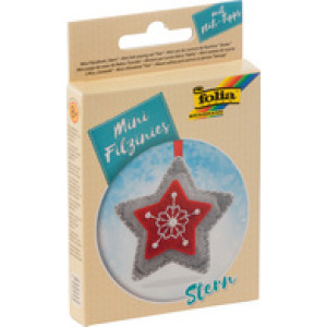 folia vilt mini naaispeelset Viltsterretjes, 13-delig, 100×90 mm