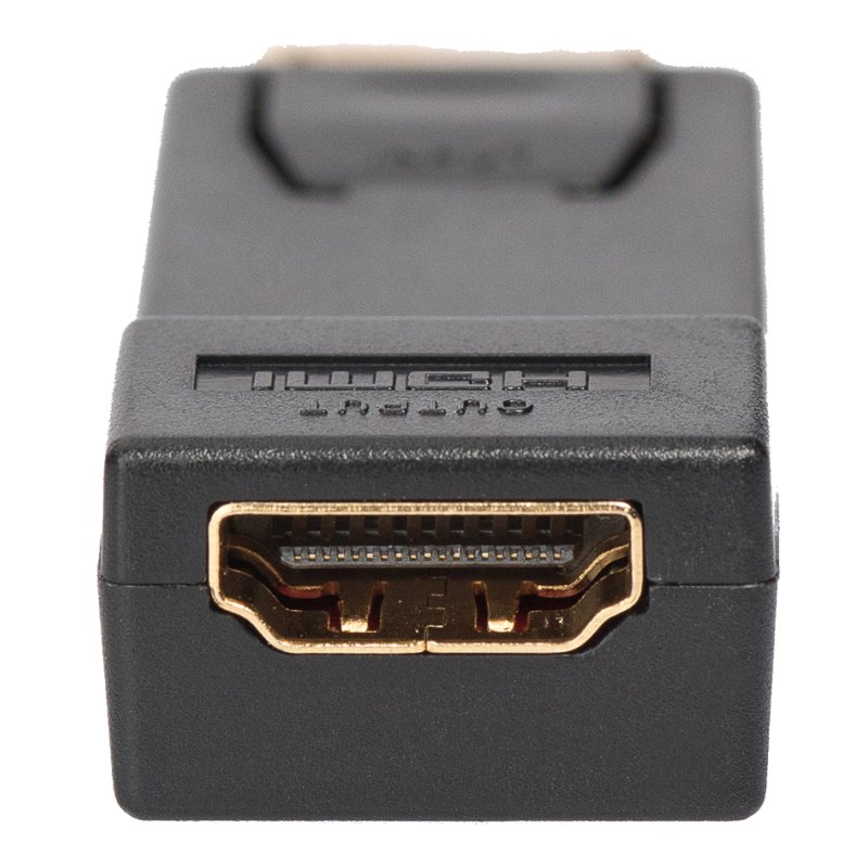 DIGITUS DisplayPort naar HDMI adapter, DisplayPort 1.1a, 1920×1080 60Hz, zwart
