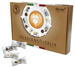 HELLMA Italian Selection Box chocoladeassortiment, 5 smaken, 200 stuks