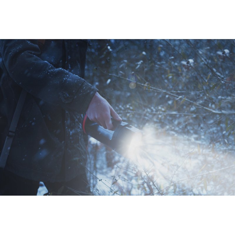 ANSMANN lampe de poche LED rechargeable HS5R, noir, 2600 mAh
