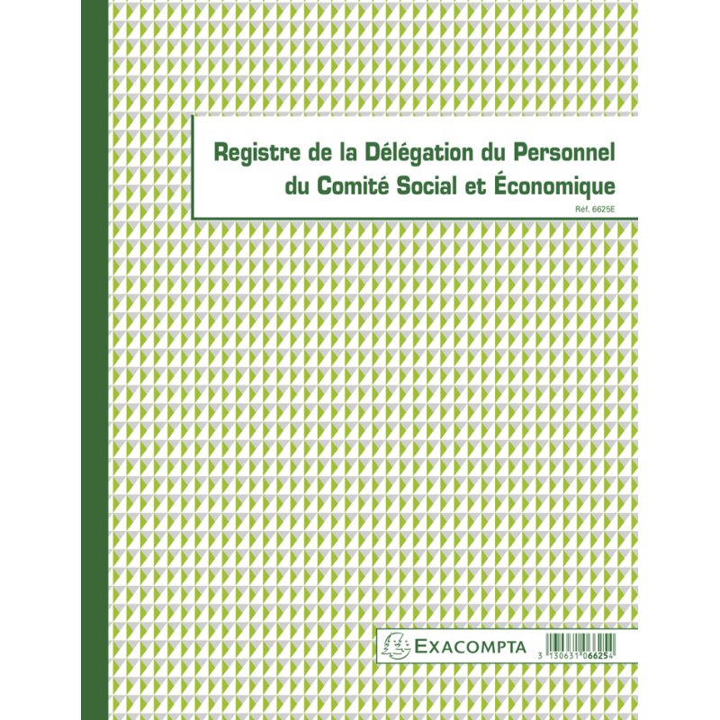 EXACOMPTA Personeelsvertegenwoordigersregister, 320×240 mm, 30 pagina's