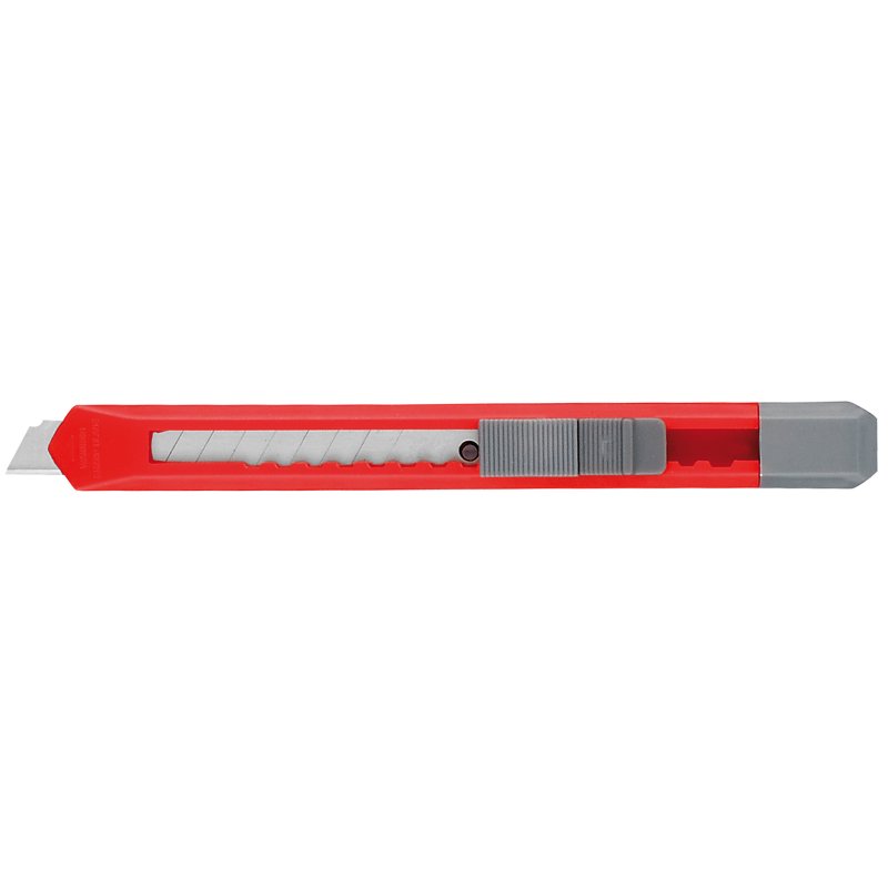Wonday couteau universel, plastique, 9 mm, assortiment bleu/rouge