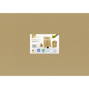 folia kraftkarton naturel, 230 g/m², 500 × 700 mm, 25 vel