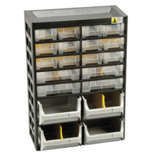 allit onderdelen organizer VarioPlus Basic 34, 20 vakken, 305×170×435 mm