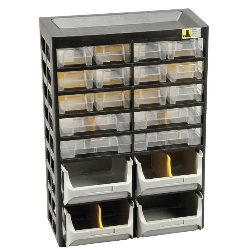 allit onderdelen organizer VarioPlus Basic 34, 20 vakken, 305×170×435 mm