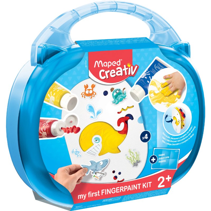Maped Creativ first finger paint set, from 2 years, blue case