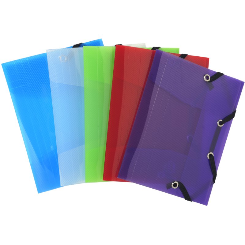 EXACOMPTA trieur Crystal, 120×160 mm, PP, coloré, 25 pièces