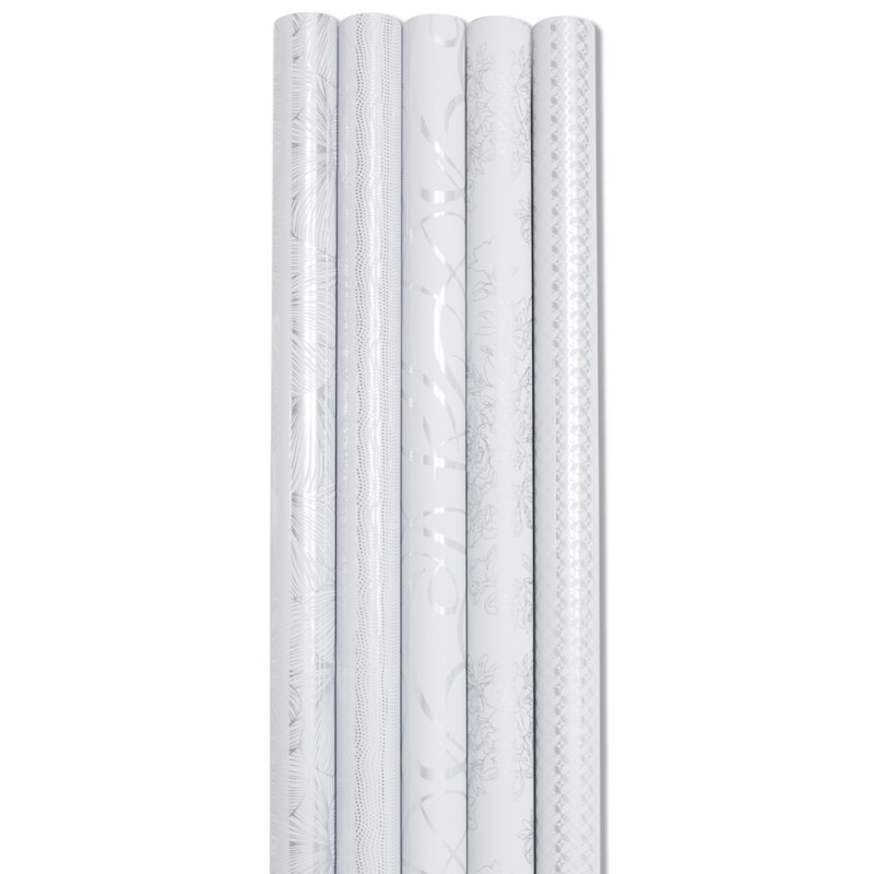 Clairefontaine papier cadeau Premium blanc, 700 mm × 2 m, 30 rouleaux