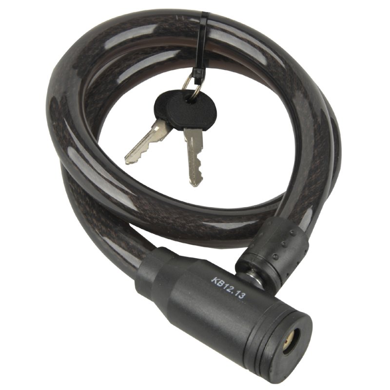 FISCHER antivol pour vélo, 800 mm, noir, diamètre 18 mm