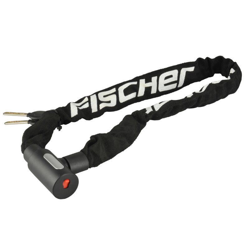 FISCHER antivol vélo avec chaîne, noir, 900 mm, diamètre 20 mm