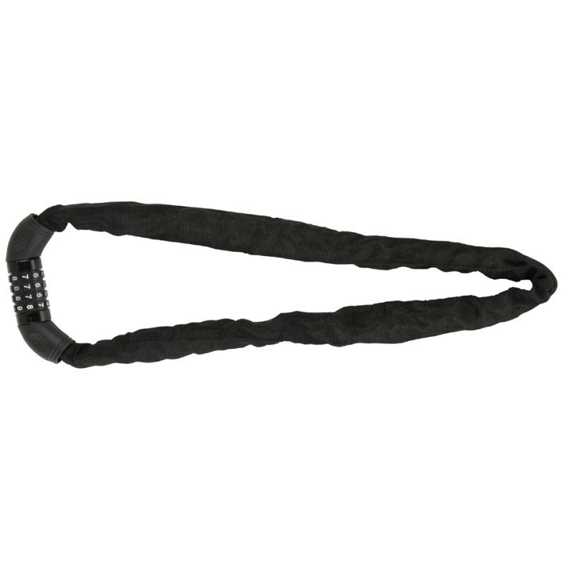 FISCHER antivol à chaîne vélo cadenas à chiffres, 900 mm, acier trempé 20 mm