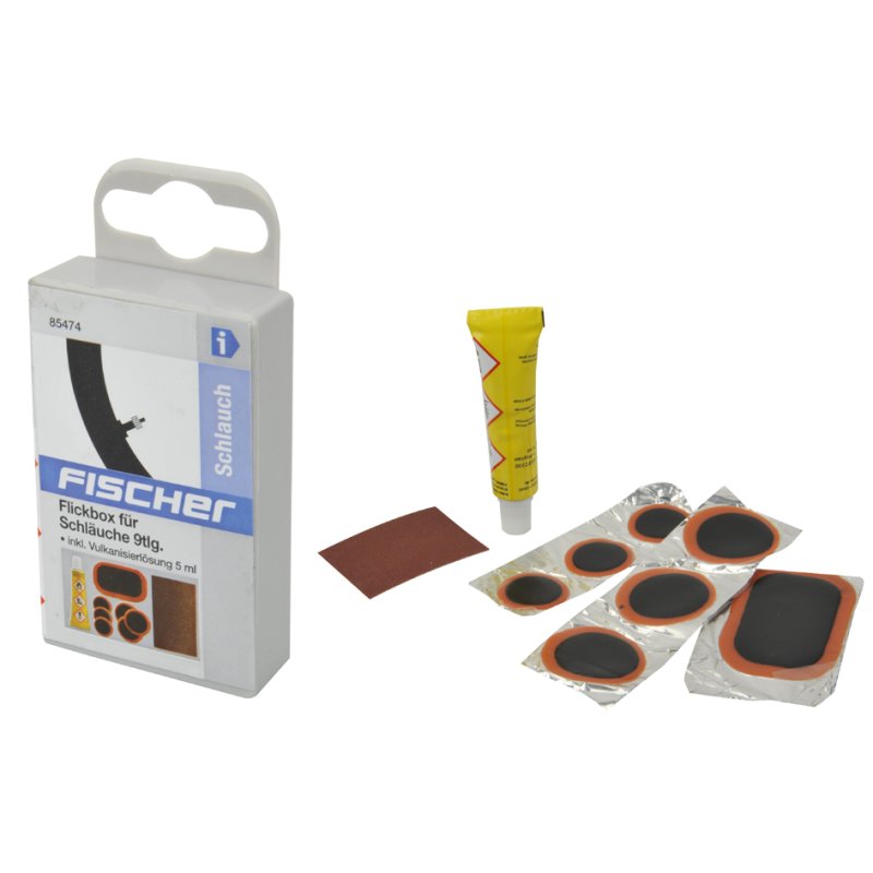 FISCHER Repair Kit, practical hard box for standard tube repairs