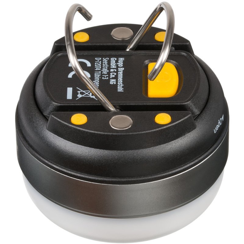 brennenstuhl Éclairage LED extérieur OLI 0200, lampe de camping, 3 niveaux de luminosité, fonction SOS