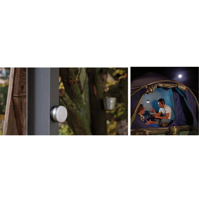 brennenstuhl Éclairage LED extérieur OLI 0200, lampe de camping, 3 niveaux de luminosité, fonction SOS